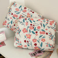 Set De 1 Pieza Bolso De Maquillaje Rosa Con Estampado De Flores Organizador De Viaje Premium Bolso De Cosméticos Bolsa De Hidratantes Bolsa De Toallas - details 6