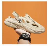 Nuevo hombre zapatos fríos hombre verano moda hombre coco agujero zapatos hombre vestido exterior hueco sandalias de playa zapatillas hombre - details 15