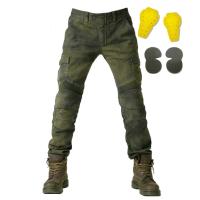 Vaqueros para montar en moto, cinturones de carreras, equipo de protección, pantalones de ciclismo anticaídas, pantalones de caballero. - details 1