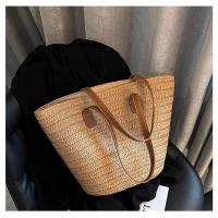 Bolso de Paja Grande Capacidad Estilo Nuevo para 2025 Bolso de Playa Tejido para Mujer - details 17