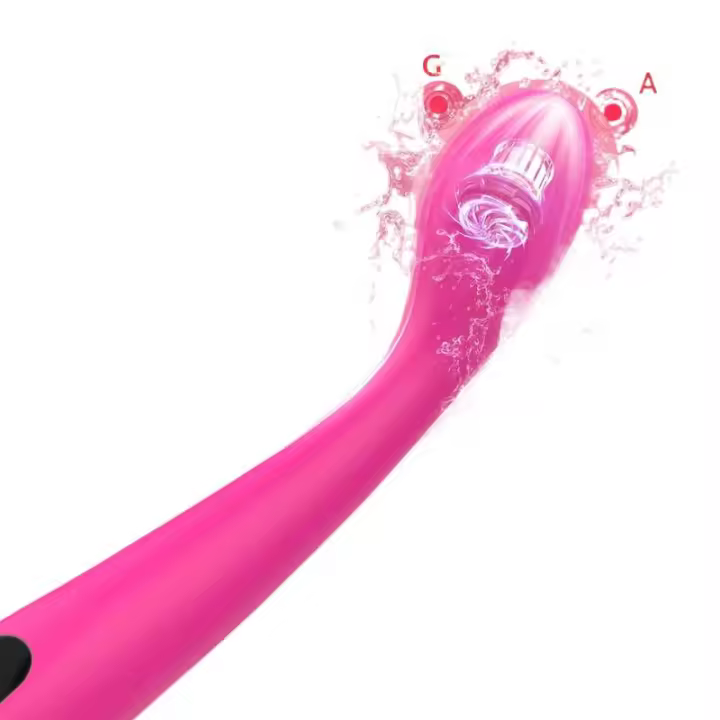 Empaque privado SEXY Vibrador de punto G - Juguetes para adultos Vibradores Estimulador de clítoris Juguete anal Dildo Dedo con 9 vibraciones para parejas S - 1