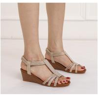 Sandalias de tacón de cuña de verano para mujer - details 6