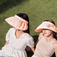 Sombrero para el sol de concha para mujer, protección UV, aro para el cabello de doble uso, gorra plegable de ala ancha, playa al aire libre de verano - details 0