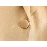 Chaqueta de Moda de Primavera para Mujer Blazer de Manga Larga con Abajo Dorado - details 7