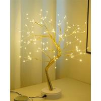 Árbol Decorativo LED Lámpara de Mesita con 108 Luces Alambre de Cobre Ajustable - details 1