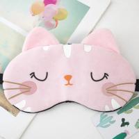 Máscara para dormir con los ojos vendados para dormir, máscaras suaves de felpa para los ojos, cubierta para el ojo de gato, máscara de felpa, parche para el ojo, cubierta para los ojos para la salud y la siesta - details 2