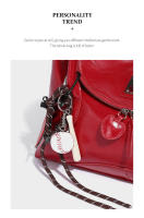 Bolso de hombro rojo de gran capacidad para mujer, nuevo y versátil - details 17