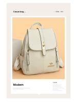 Mochila para mujer, nueva mochila de estilo coreano, sencilla y moderna, para mujer, para ir al trabajo, de gran capacidad, bolso de hombro informal - details 5