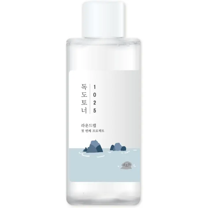 ROUND LAB Dokdo Toner/Exfoliante, Tónico Hidratante y Acuoso (100 ml) - 1
