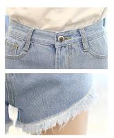 Pantalones cortos vaqueros de verano para Mujer, pantalones cortos vaqueros negros, pantalones cortos para Mujer, pantalones cortos vaqueros blancos, ropa de calle para Mujer - details 1