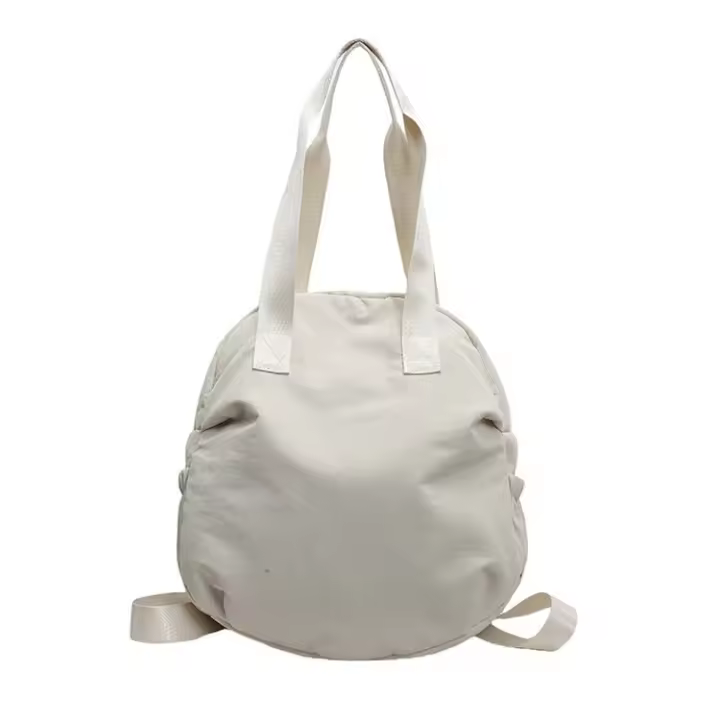Bolso de mano, mochila, textura, casual, bolso de mano, estudiante, moda, sencillez urbana, nailon, verano 2025 - 1