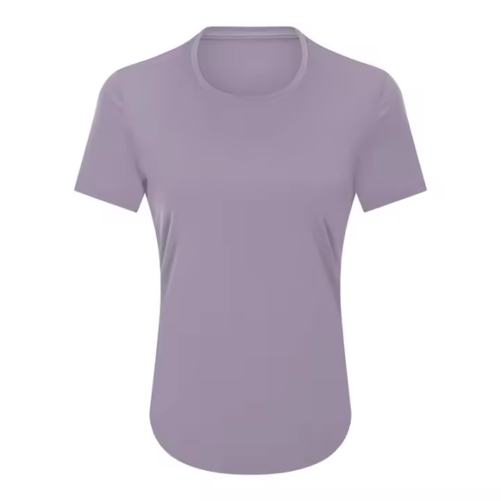 SHINBENE Camiseta deportiva de doble cara, ropa de yoga, fitness, transpirable, alta elasticidad - 1