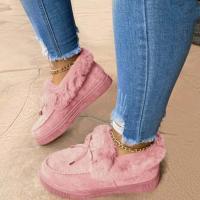 Zapatos de Terciopelo cálidos para Mujer, Zapatos Planos de algodón con Punta Redonda, Talla Grande, Invierno, Novedad - details 0