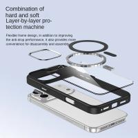 Funda Magnética Mate Translúcida de Lujo a Prueba de Golpes para iPhone 17 Air 13 14 15 16e 16 Pro para Carga Inalámbrica Magsafe - details 4