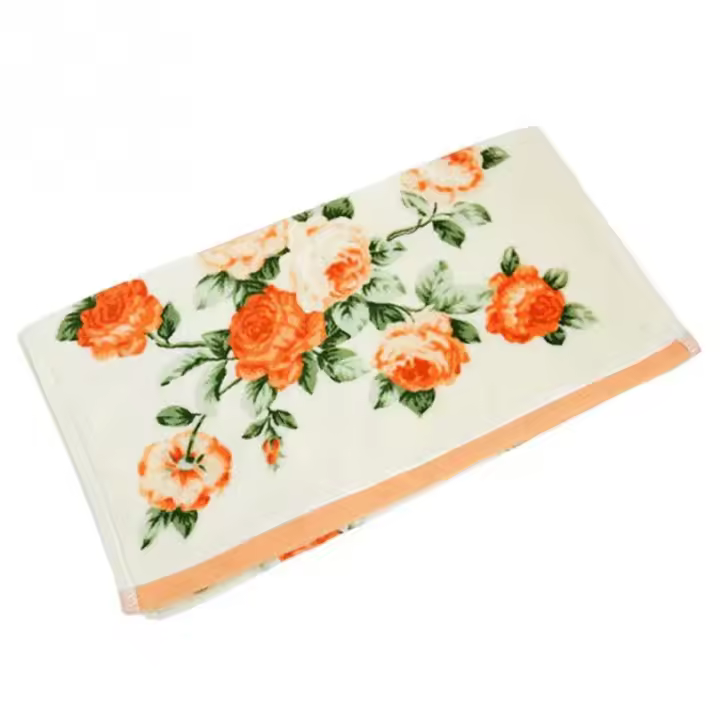 Toallas de Secado Rápido con Estampado de Flor de Peonía Textiles para el Hogar y Hotel - 1