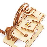 Rompecabezas de madera 3D, kits de construcción de modelos DIY para adultos y adolescentes con rompecabezas mecánicos, rompecabezas de modelo de bola rodante orbital - details 5