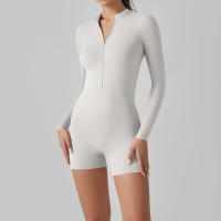 Mono Deportivo Con Cuello Levantado Y Cremallera Frontal Para Mujer - details 3