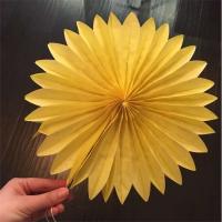 Manualidades decorativas, abanicos de 4 ''-12'', papel de seda colgante DIY para bodas, fiestas de cumpleaños y festivales - details 9