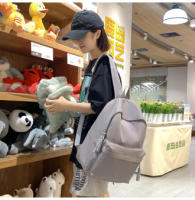 Mochila escolar de nylon impermeable de alta capacidad, simple y sólida, con cremallera Mahua, mochilas de alta calidad, bolsas - details 9