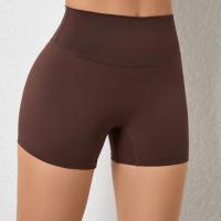 Pantalones cortos deportivos con realce para mujer, ropa deportiva de Yoga para gimnasio, color marrón, rojo, blanco y azul marino, 2024 - details 27