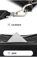 Bolso callejero de cuero genuino, bolso de mujer, bolso de piel de vaca de primera capa, nuevo estilo callejero, bolso de mensajero de hombro de moda versátil, suave de tres capas. - details 24