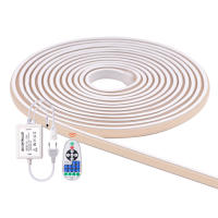 Tira de luces LED COB con Control remoto, 220 LED/m CRI RA90, lámpara Flexible para exteriores, cinta LED impermeable, enchufe europeo, Decoración de cocina, 288 V - details 0