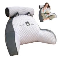 Almohada de lectura triangular de seda Ideal para embarazadas, respaldo grande, almohadas para sofá y cama - details 21