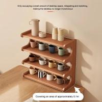 Estante de almacenamiento de escritorio de 2/3 niveles, soporte de mesa de madera compacto que ahorra espacio, estantería de escritorio multifuncional fácil de montar - details 17