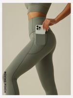 Movimiento de Yoga Leggings para las mujeres deportes pantalones ajustados de cintura alta con ajustado largo pantalones cookteca - details 17