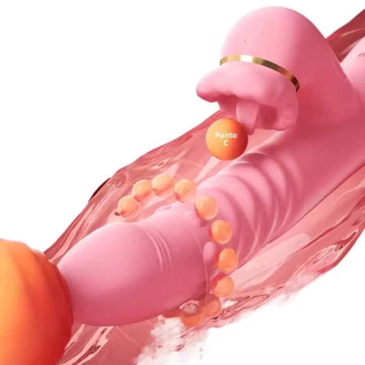 Juguetes sexuales, lamedores de lengua, cuentas retráctiles, vibradores calentados, juguetes eléctricos para adultos, productos para mujeres, masturbadores - 1