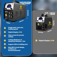 HZXVOGEN-soldador de aluminio 4 en 1, máquina de soldadura semiautomática, inversor de Gas/sin gas, MIG/MAG/LIFT TIG/MMA, MIG250DP - details 12
