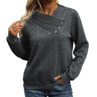 Sudaderas de manga larga para mujer, tops de moda, otoño - details 1