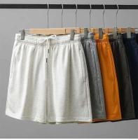 Pantalones Cortos Negros Clásicos de Verano 2025 Moda Deportiva Casual para Hombres y Mujeres con Patrones Impresos Sencillos - details 0