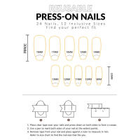 Uñas naturales irrompibles falsas, largas, hechas a mano, color verde claro, uso sencillo para uso diario y fiestas - details 6