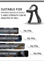 10-100kg Ajustable Mano Grip Strengthener Mano Grip Trainer Con Contador Muñeca Antebrazo Y Mano Ejercitador Para Musculación - details 0