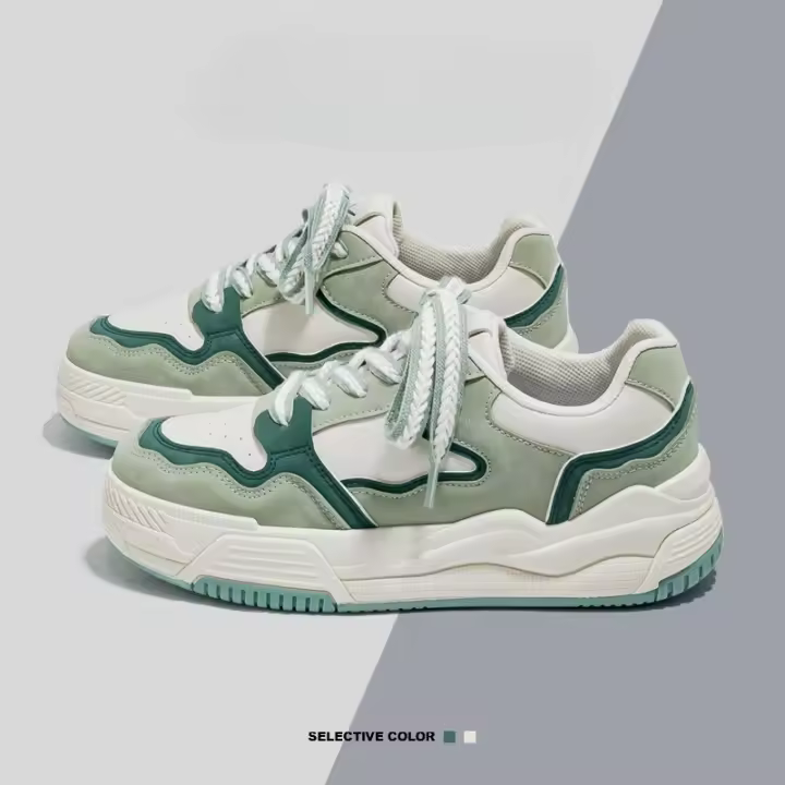 Nuevos Zapatos Blancos, Moda Casual, Zapatos Versátiles de Suela Gruesa - 1