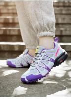 Zapatos de Senderismo Transpirables Ligeros para Mujer Pisa Firme en la Montaña con Crampones Antideslizantes - details 10