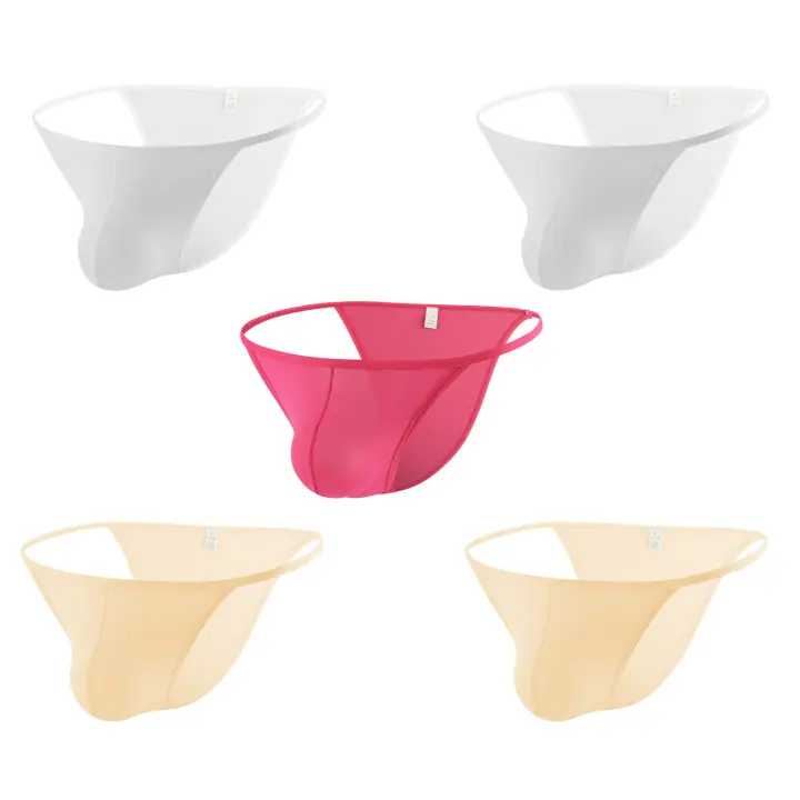 5x Mini Tanga Bragas Hombres Sexy Erótica Ropa Interior Bikini Cuerda T-Back Ultra Thin Calzoncillos Calzoncillos Lencería Hombre - 1