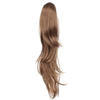 Peluca de cola de caballo con cordón en capas, extensión de cola de caballo con Clip, cola de caballo larga ondulada y recta, postizo de cola de poni Natural falso para fiesta - details 10