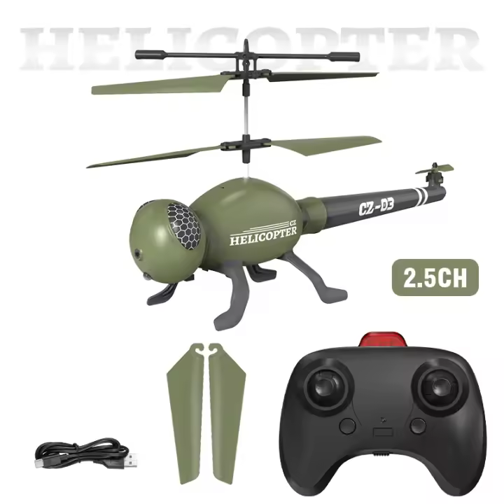 Helicóptero teledirigido de 2,4G para niños, simulación de libélulas, ajuste de altura, Warjet mecánico, juguetes para niños, regalo de Navidad - 1
