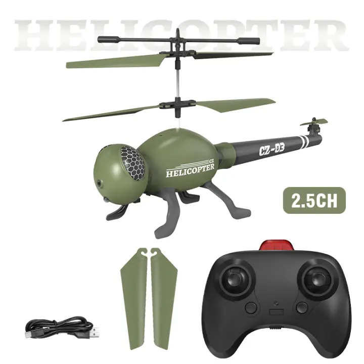 Helicóptero teledirigido de 2,4G para niños, simulación de libélulas, ajuste de altura, Warjet mecánico, juguetes para niños, regalo de Navidad - 1