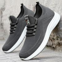 2025 nuevos zapatos deportivos casuales transpirables de suela suave para hombre - details 3