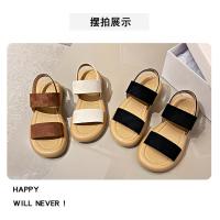 Sandalias de Tacón para Mujer Verano 2025 Estilo Romano con Suela de Torta Punta Redonda - details 23