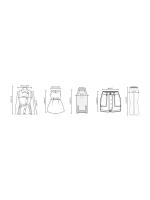 Novedad de verano, camisa de manga de 7 de Color sólido, pantalones cortos, conjunto de 2 piezas de pantalones cortos informales sueltos simples a la moda para vacaciones en la playa, traje de mujer - details 0
