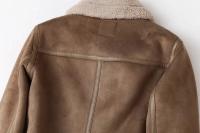 Chaqueta cálida de lana de cordero integrada de piel de ante, Otoño e Invierno - details 23