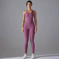 Hamidou-body de Yoga elástico, ropa de gimnasio, ropa deportiva de realce, mono de entrenamiento sin espalda, conjunto de Yoga de alta elasticidad para gimnasio - details 19