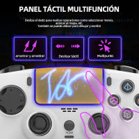 Mando Joystick Compatible con PS5 Mando RGB Control inalámbrico Controlador de Juego para PC/STEAM/ANDROID/IOS/P3/P4 - details 0