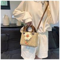 Bolso de Paja Tejido de Verano Diseño de Nicho de Alta Gama Bolso Cruzado de Mano Popular - details 17