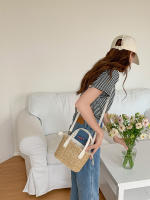 Diseño de bolso bolso de mujer bolso de paja nuevo bolso de playa de verano bolso tejido de moda bolso de mensajero - details 12