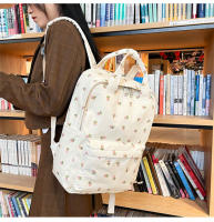 Mochila escolar fresca para mujer, literaria y artística, versátil, con flores informales, para niña y estudiante, novedad de 2024 - details 33